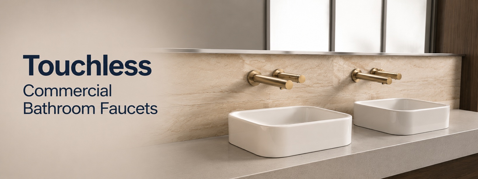 Touchless Commercial Bathroom Faucets